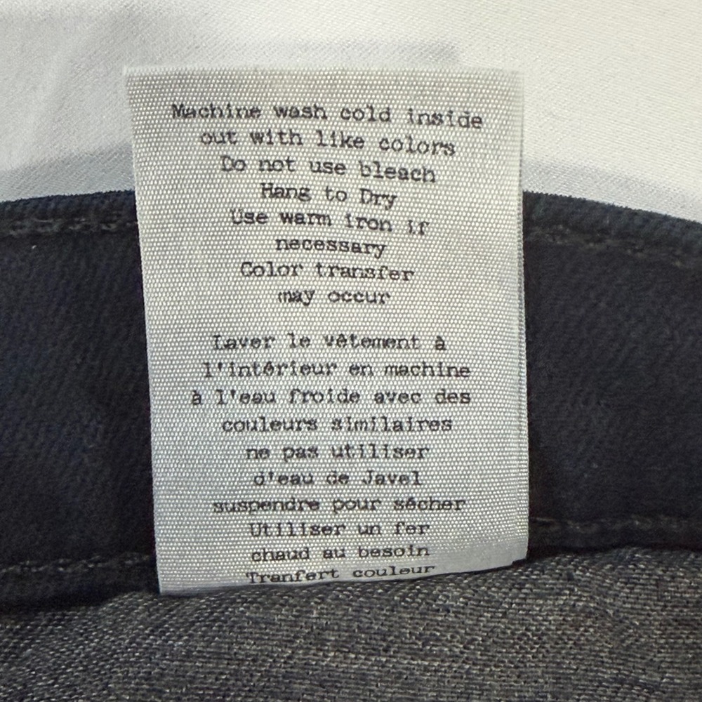 Rag & Bone The Dre Slim Boyfriend Jeans Dark Indigo Distressed Knee Size 28 - Picture 11 of 13